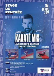 Affiche de stage KMIx novembre 2022 avec Jerôme CHARLES